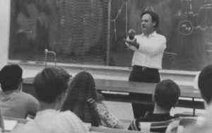 the late Caltech physicist Richard Feynman gave nine unforgettable SSP guest lectures (including this one) between 1960 and 1980.